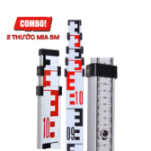 Combo 2 thước mia 5M