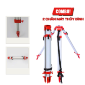 COMBO 2 chân máy thủy bình