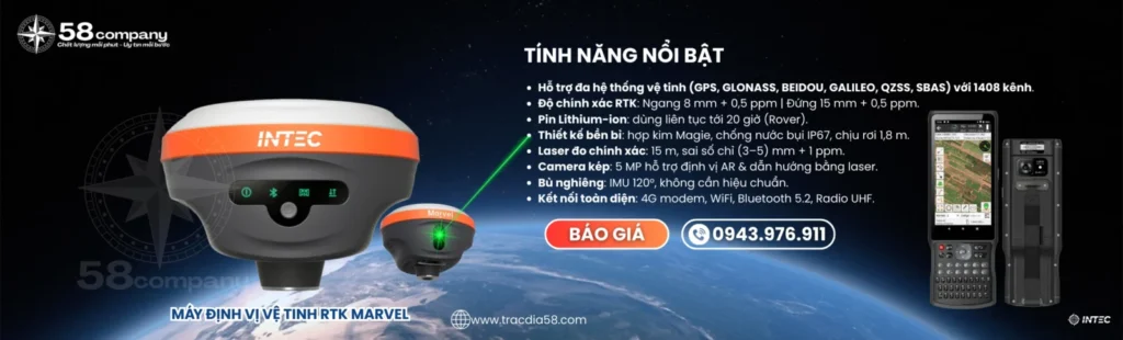 Máy định vị vệ tinh RTK Marvel